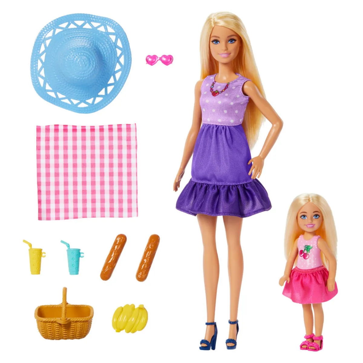BARBIE - Barbie Set de Juego Picnic con Chelsea