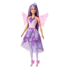 BARBIE - Muñeca Looks De Hada Y Sirena