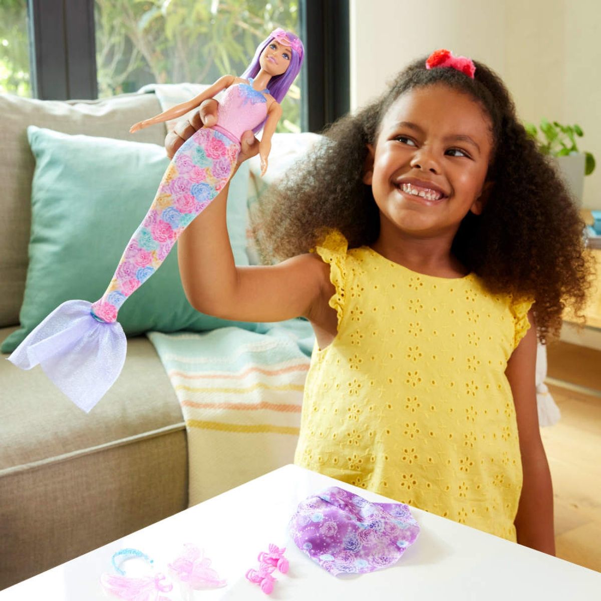 BARBIE - Muñeca Looks De Hada Y Sirena Barbie