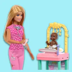 BARBIE - Profesiones Set De Juego Con Muñeca (Contiene Producto Al Azar del Surtido)