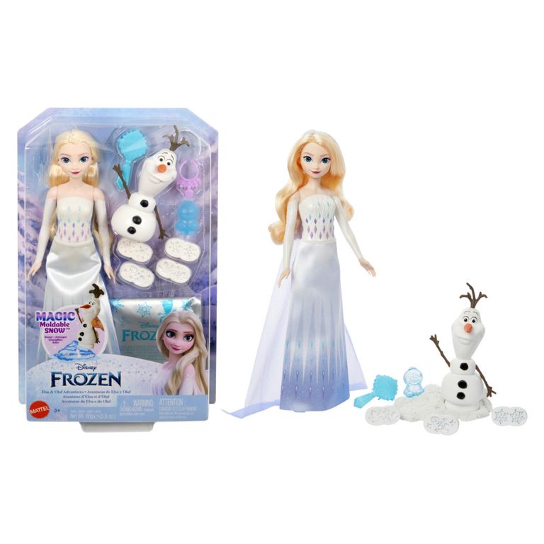 PRINCESAS Muñeca Aventuras Elsa Y Olaf