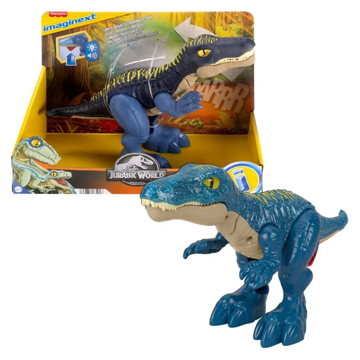IMAGINEXT - Jurassic World Dinosaurio De Juguete Bar Imaginext