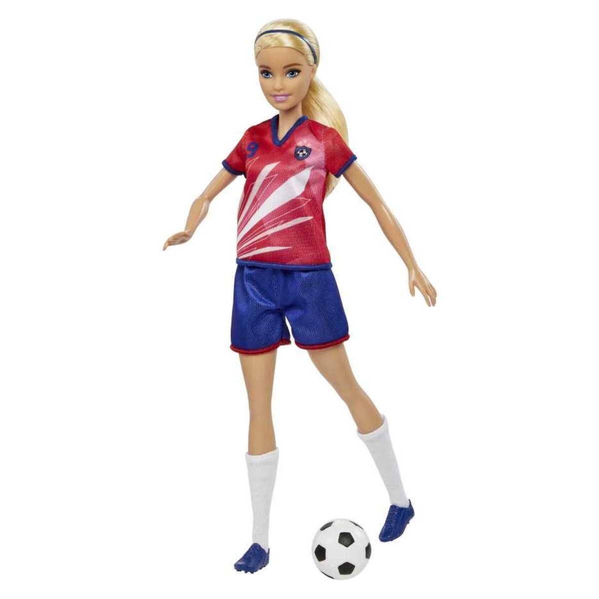 BARBIE - Profesiones Muñeca Jugadora De Fútbol Barbie
