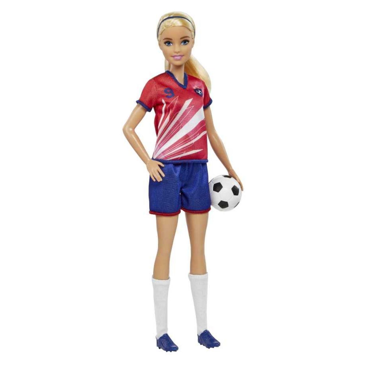 BARBIE - Profesiones Muñeca Jugadora De Fútbol Barbie