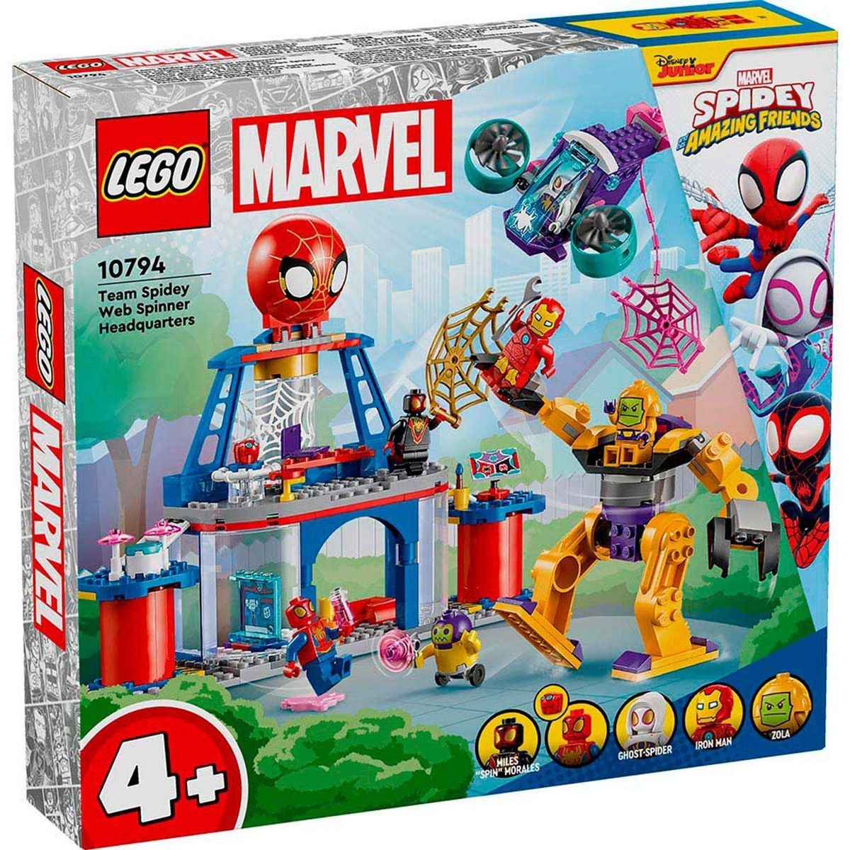 LEGO - Lego Marvel: Cuartel General Arácnido del Equipo Spidey