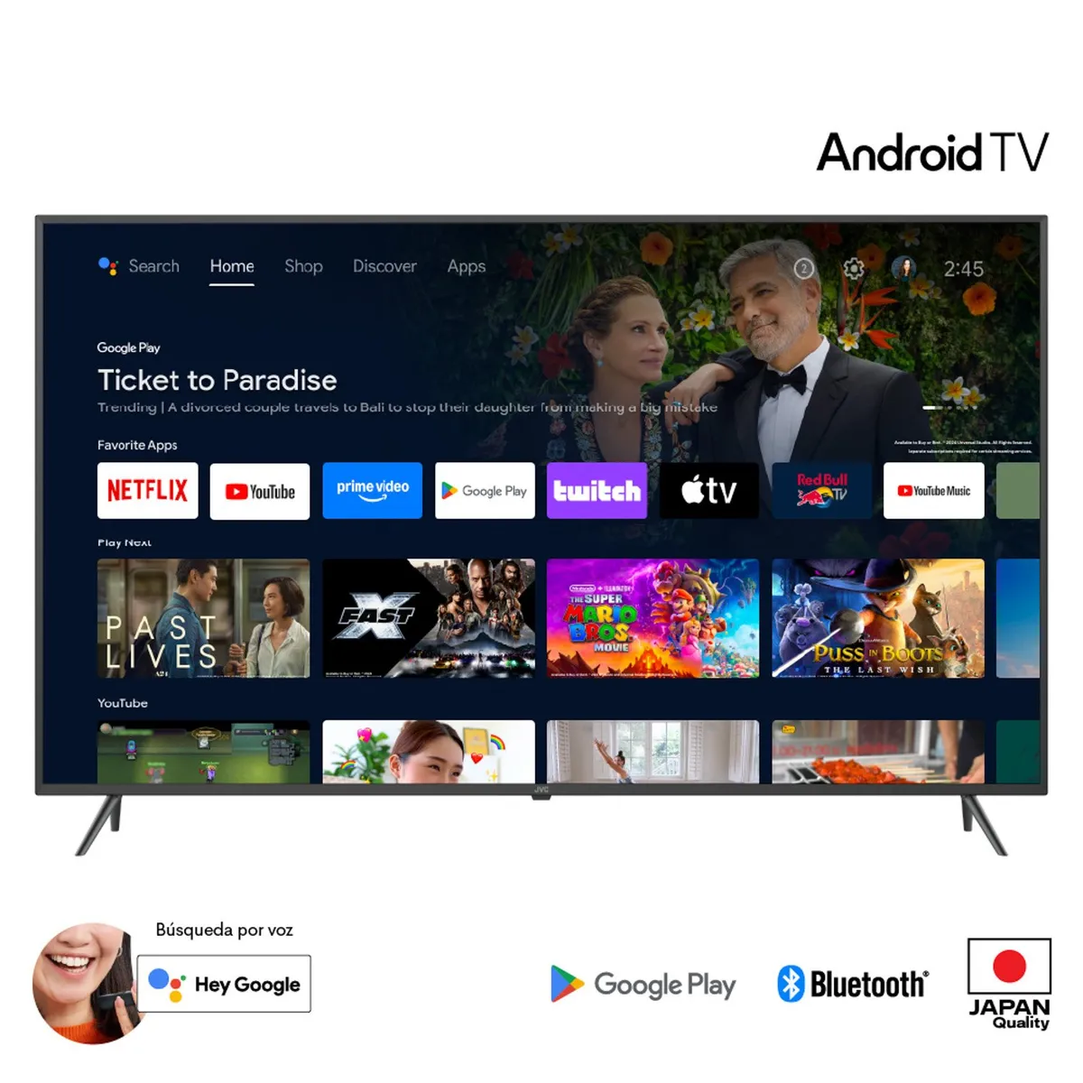 JVC - Smart TV LED 65" Frameless JVC