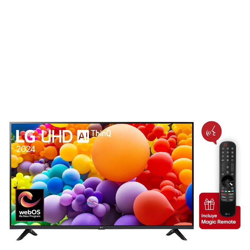 LG - Smart TV 65" LED 4K Ultra HD UT7300 + Magic Remote LG