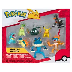 POKEMON - Pack 8 Figuras De Batalla