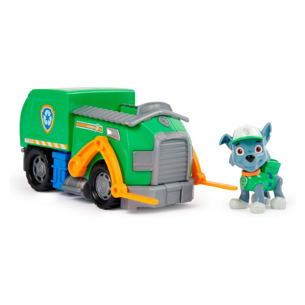 PAW PATROL - Camión de Reciclaje Rocky Paw Patrol