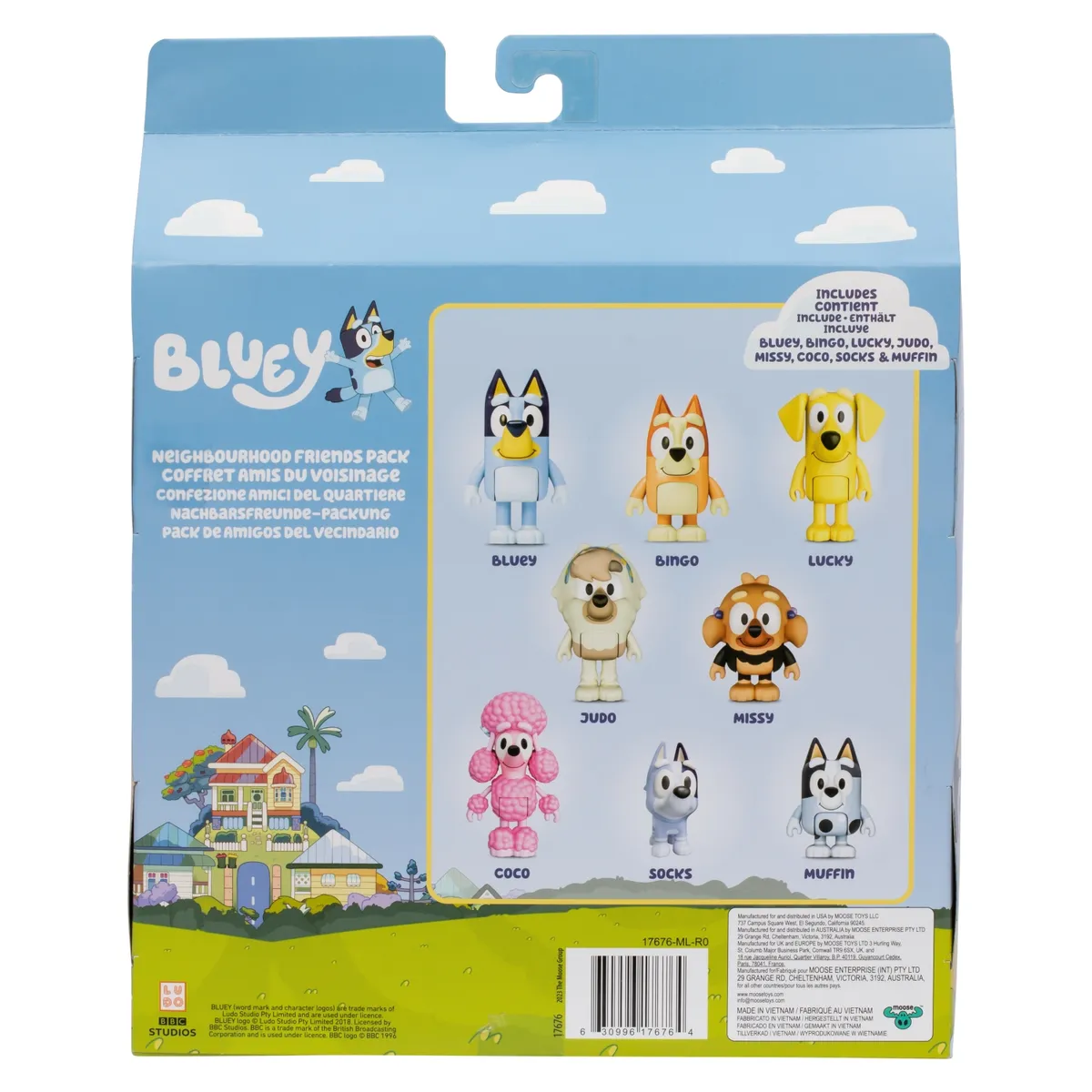 BLUEY - Pack 8 Figuras S11 Bluey