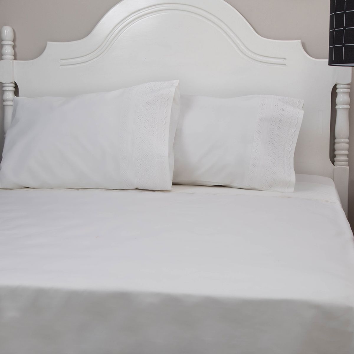 DORAL - Juego De Sábanas Simone 144 Hilos Bordada Doral