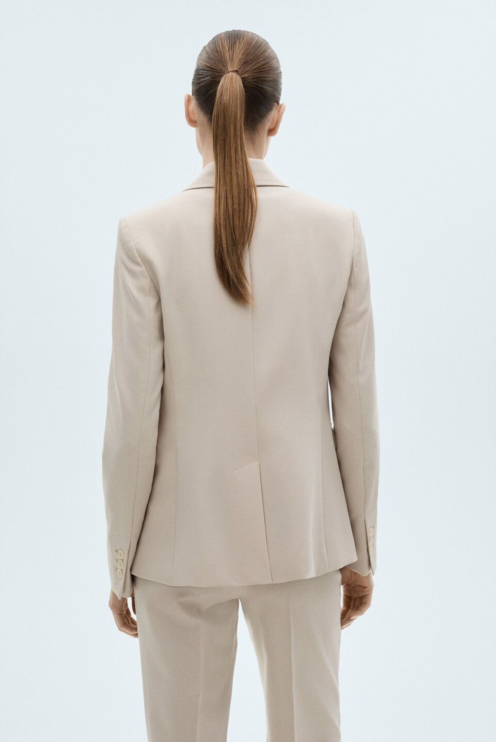 MANGO - Blazer Traje Entallada Mujer Mango