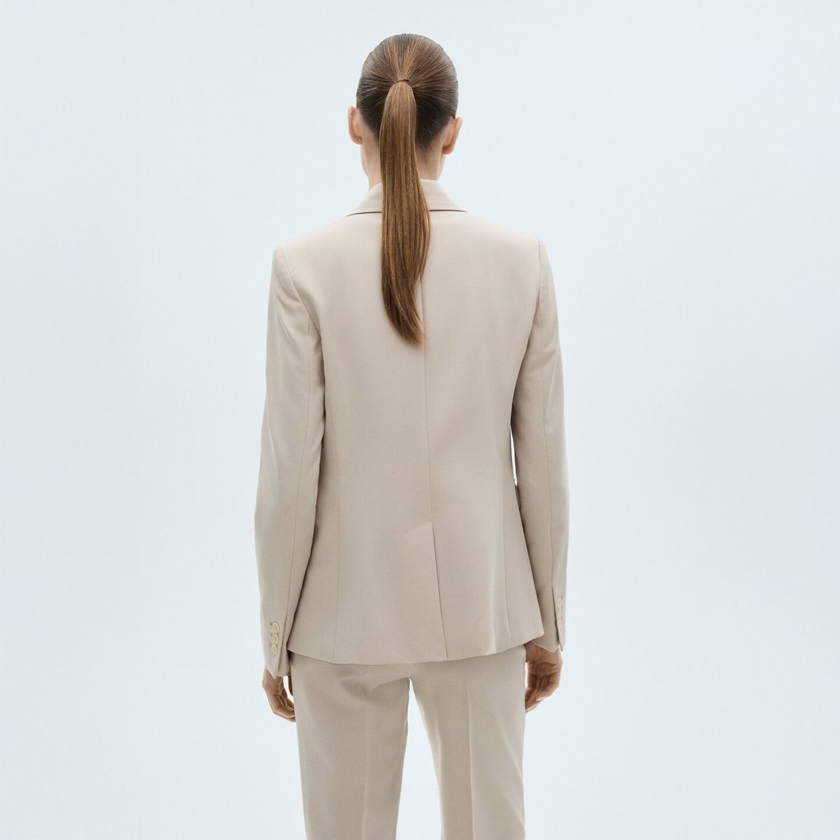 MANGO - Blazer Traje Entallada Mujer Mango