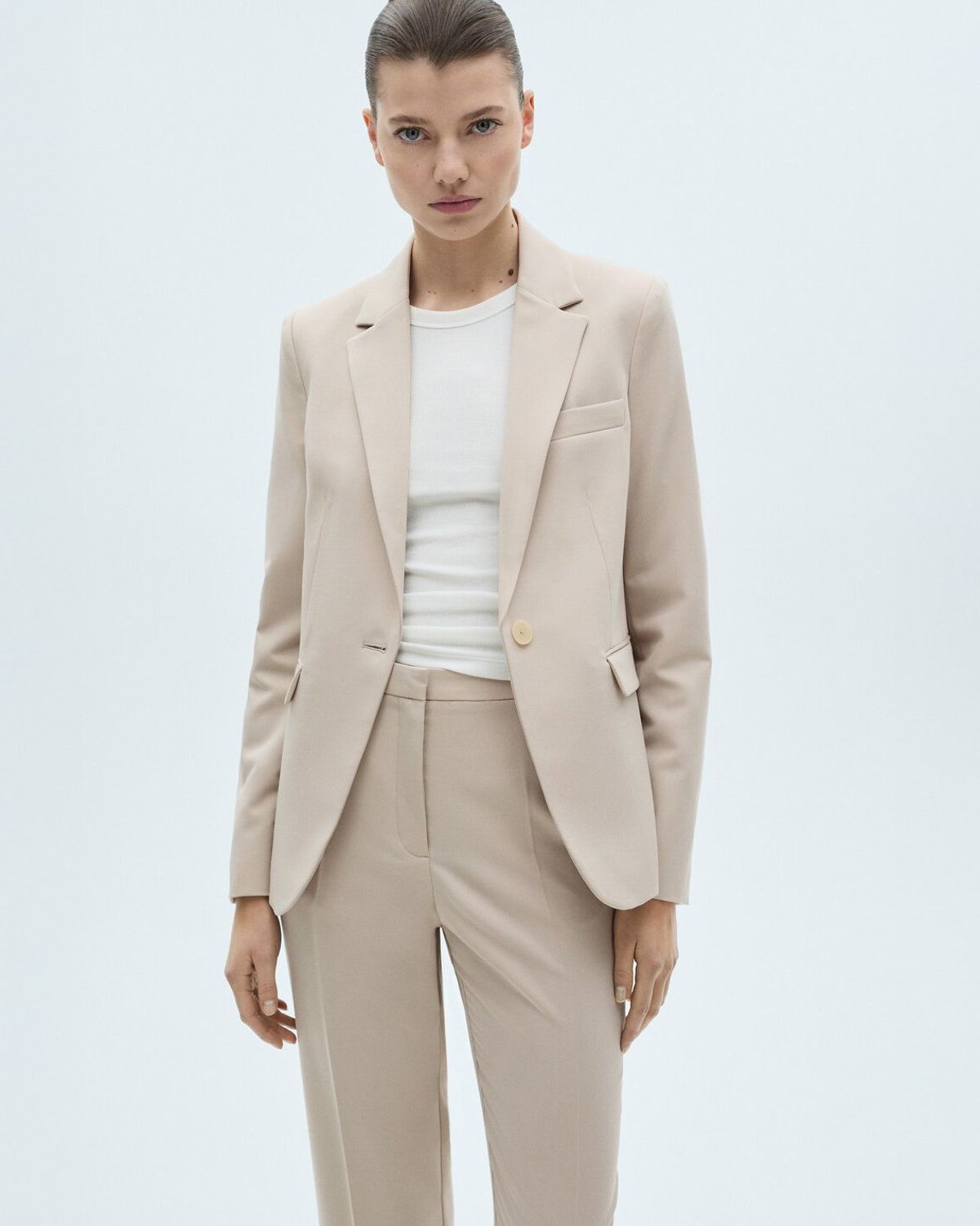 Blazer Dress Vestido Blazer Negro Mango Vestido Detalle Nudo Mujer