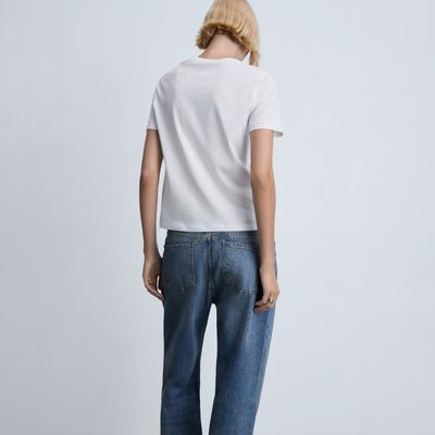 Imagen 2 del producto Polera Cuello Pico 100% Algodón Mujer