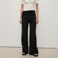 Jeans Wide Leg Tiro Alto Mujer