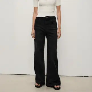 MANGO - Jeans Wideleg Tiro Alto Mujer