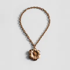 MANGO - Collar Colgante Flor Mujer