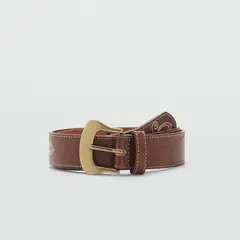 MANGO - Cinturón Bordado Mujer