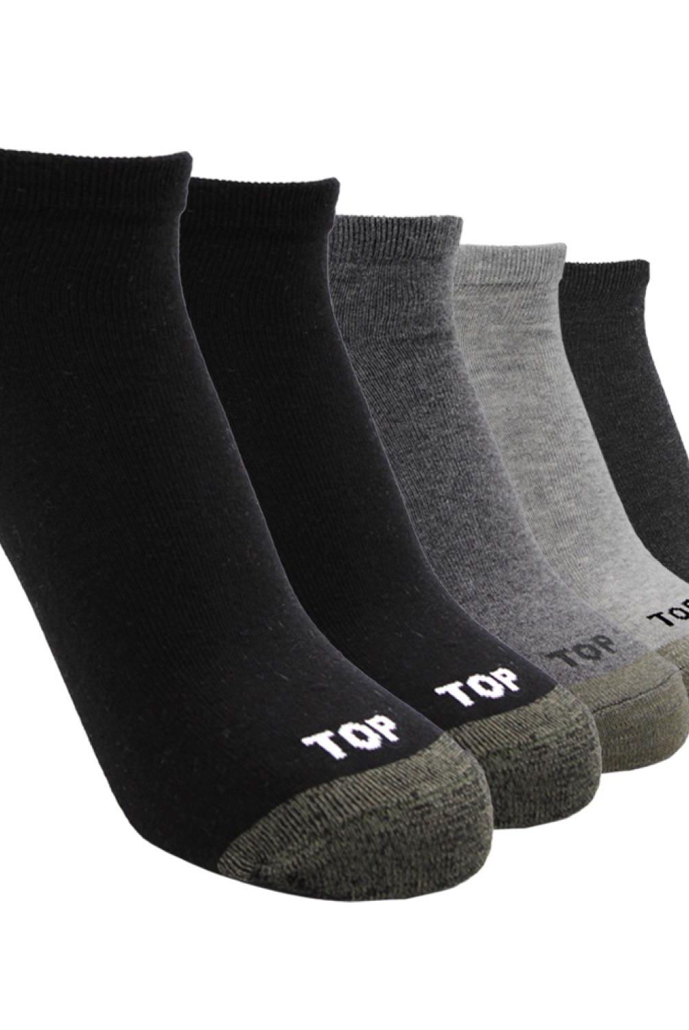 TOP - Pack De 5 Calcetines Casuales Hombre Top