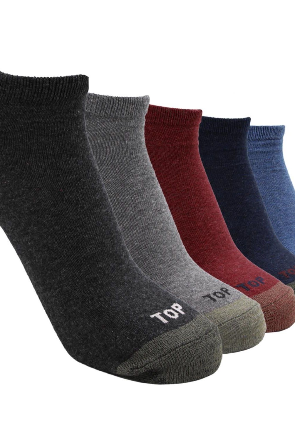 TOP - Top Pack De 5 Calcetines Casuales Hombre Top