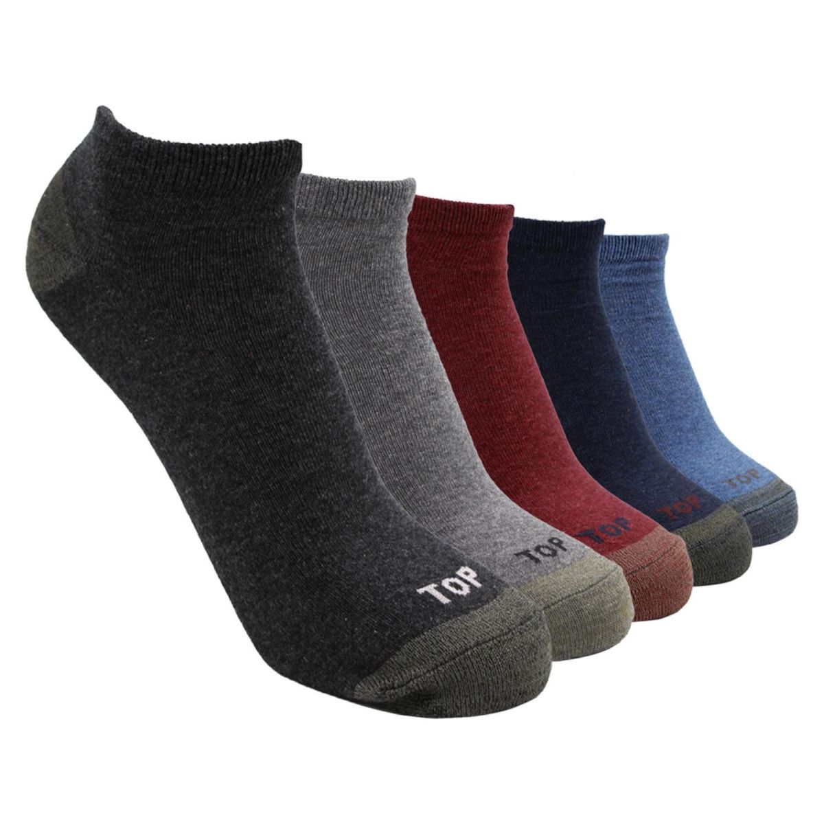 TOP - Top Pack De 5 Calcetines Casuales Hombre Top