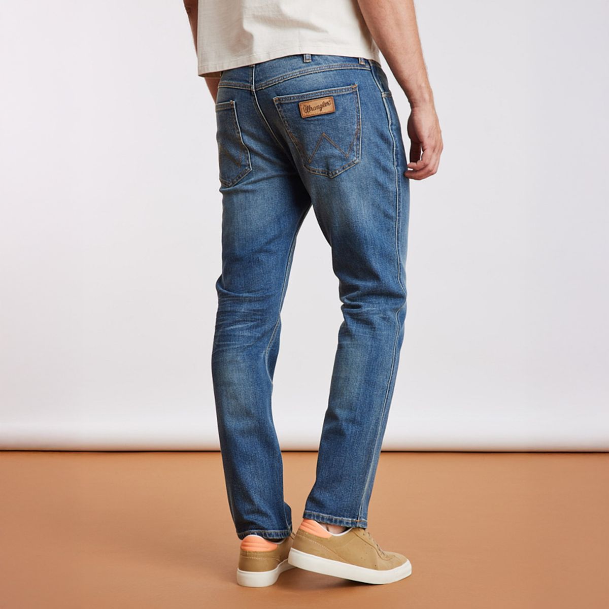 WRANGLER - Jeans Algodón Regular Hombre Wrangler