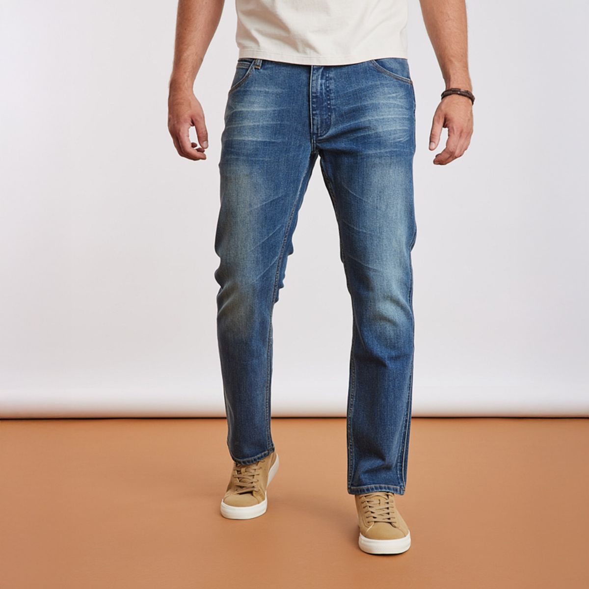 WRANGLER - Jeans Algodón Regular Hombre Wrangler
