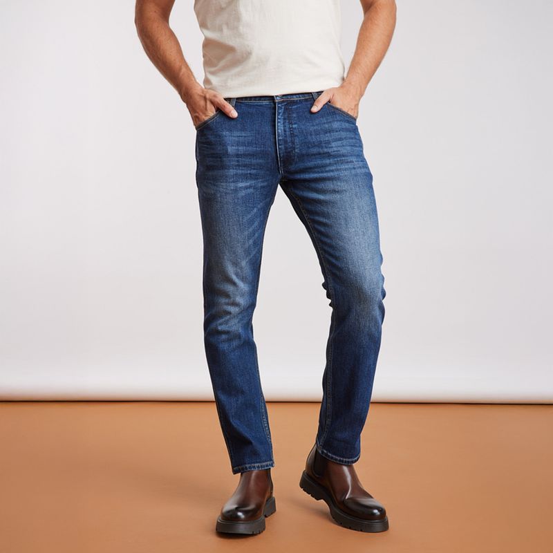 WRANGLER - Jeans Algodón Regular Hombre Wrangler
