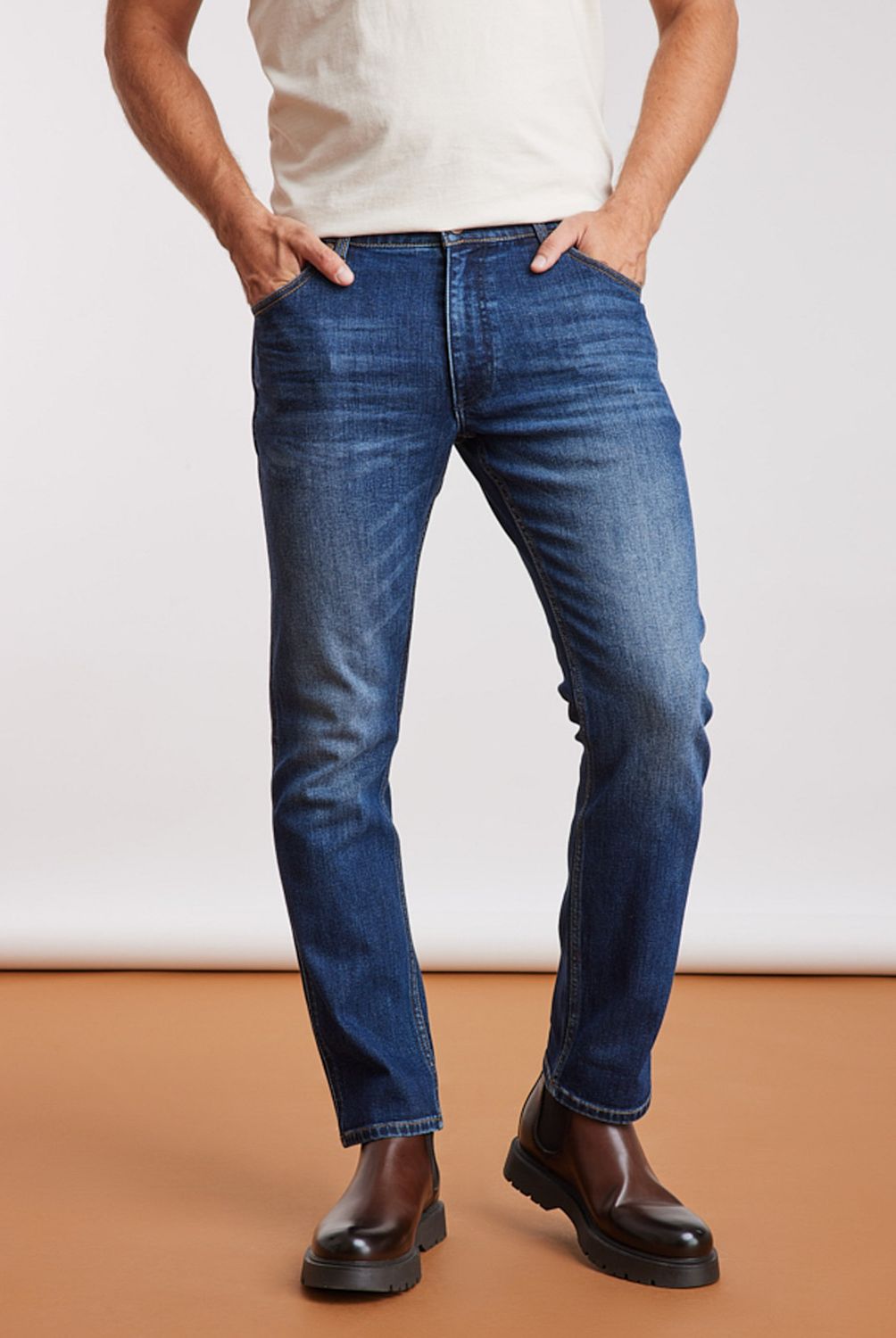 WRANGLER - Jeans Algodón Regular Hombre Wrangler