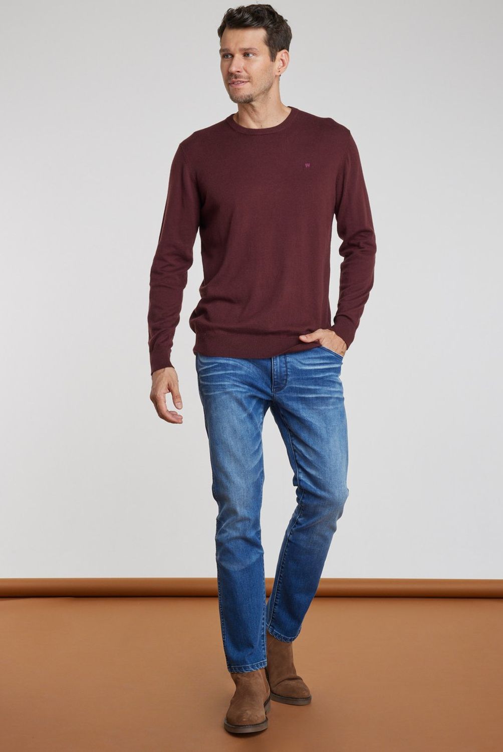 WRANGLER - Jeans Slim Fit Algodón Hombre Wrangler
