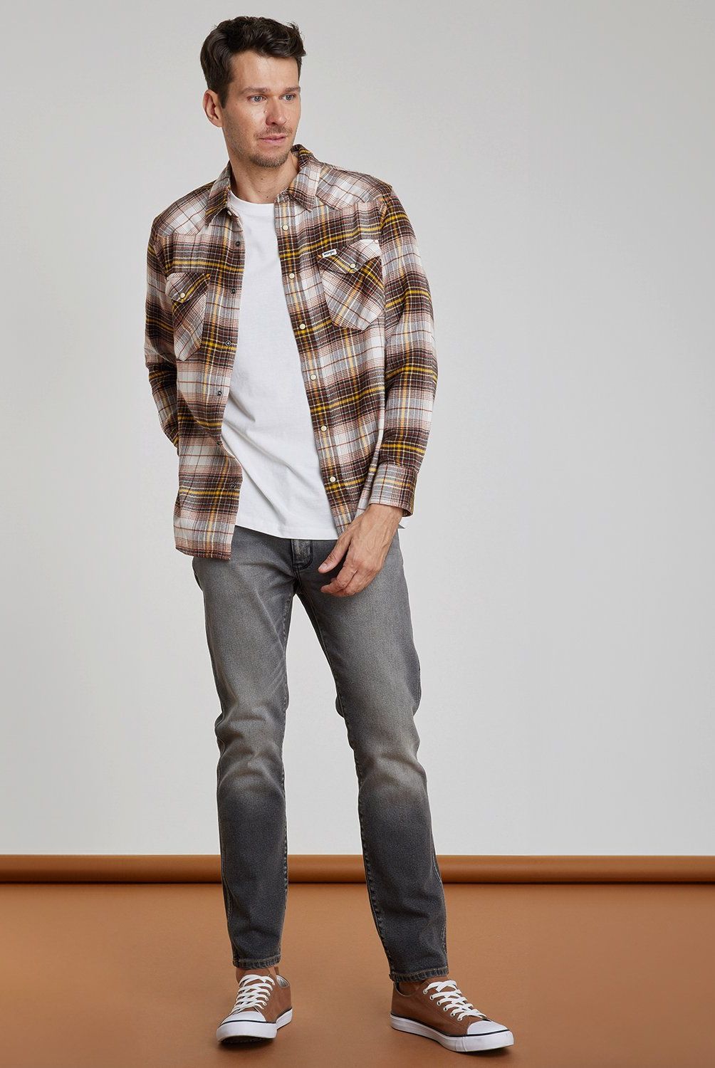 WRANGLER - Jeans Slim Fit Algodón Hombre Wrangler