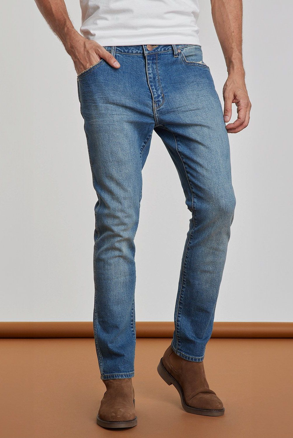 WRANGLER - Jeans Slim Fit Algodón Hombre Wrangler
