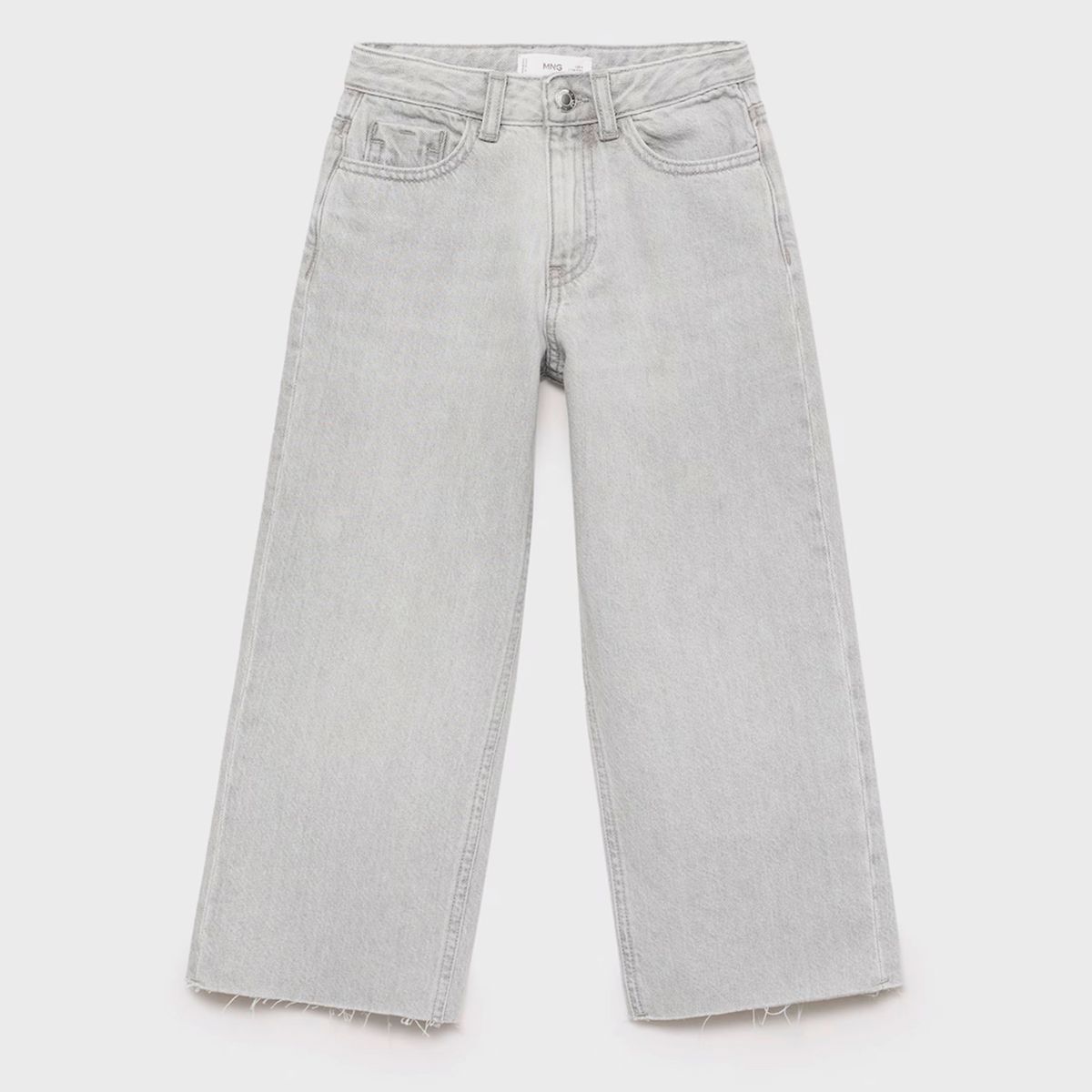 MANGO KIDS - Jeans Culotte Bajo Deshilachado Niña Mango Kids