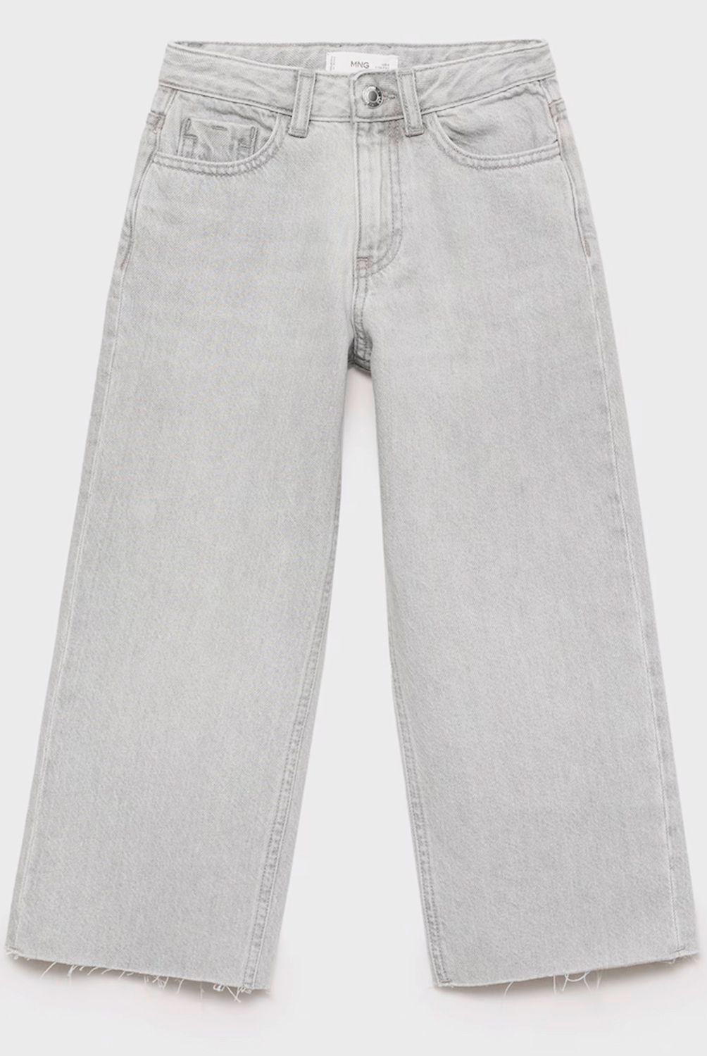 MANGO KIDS - Jeans Culotte Bajo Deshilachado Niña Mango Kids