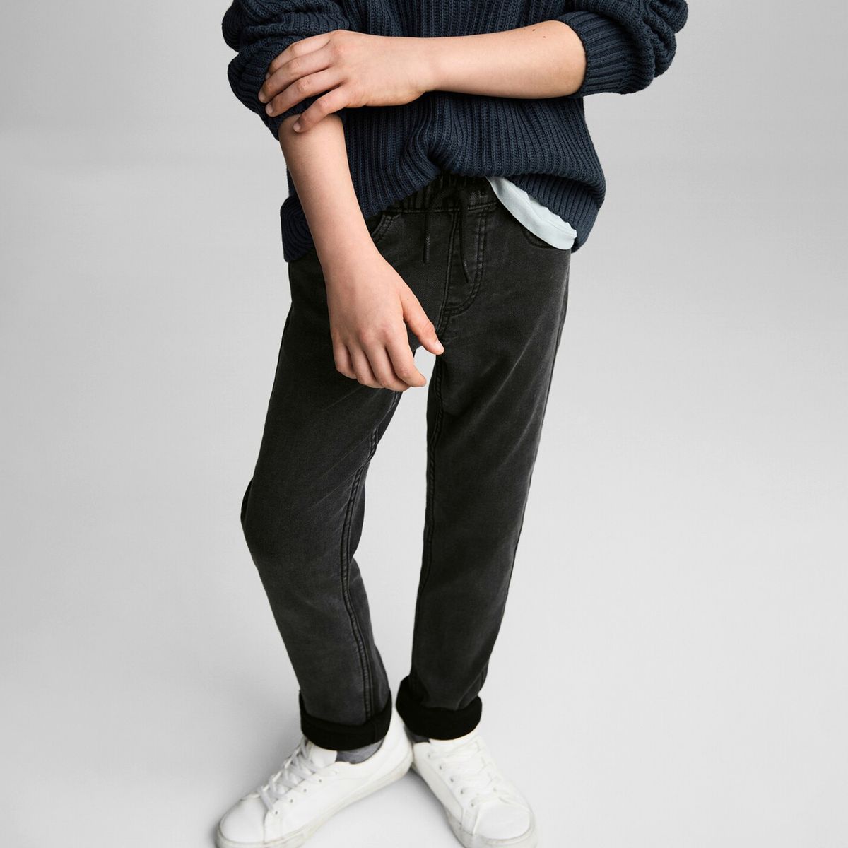 MANGO KIDS - Jeans Cintura Elástica Niño Mango Kids