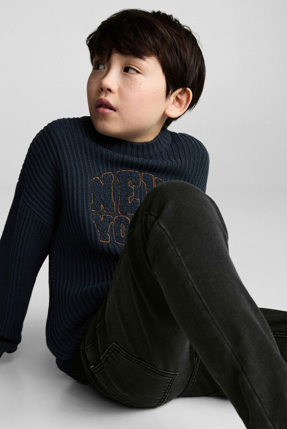 MANGO KIDS - Jeans Cintura Elástica Niño Mango Kids