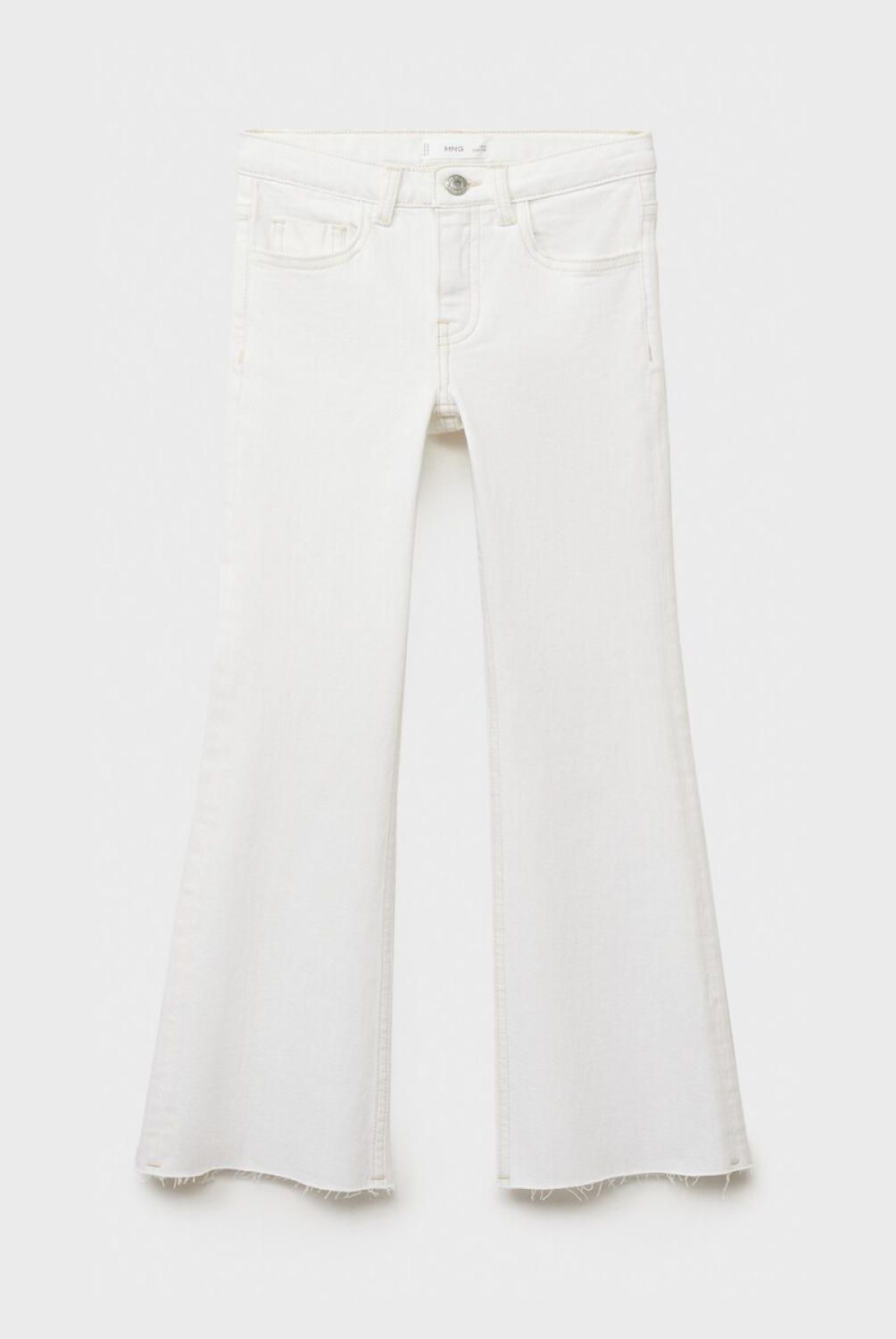 MANGO KIDS - Jeans Flare Bajo Deshilachado Niña Mango Kids