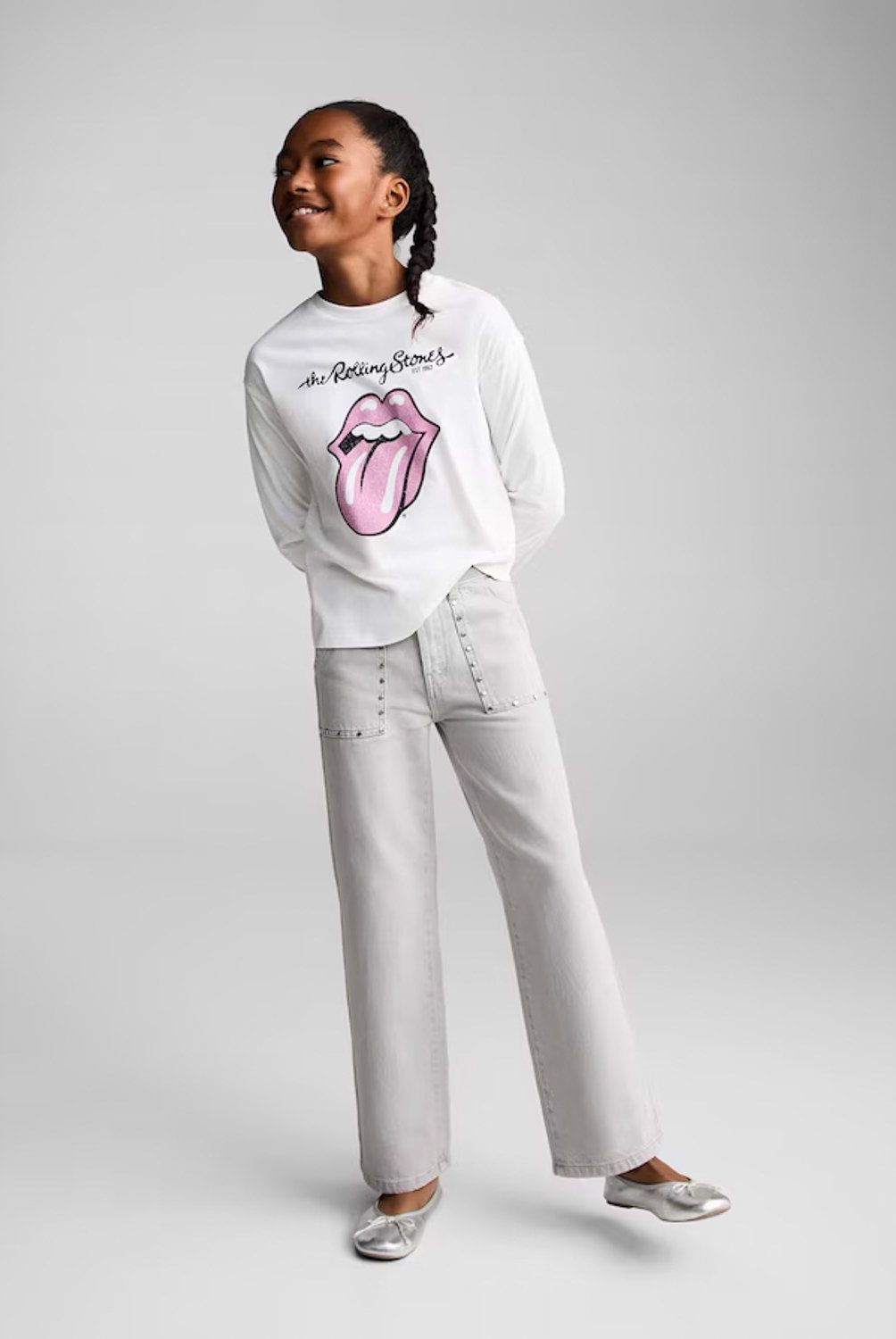 MANGO KIDS - Polera The Rolling Stones Niña Mango Kids