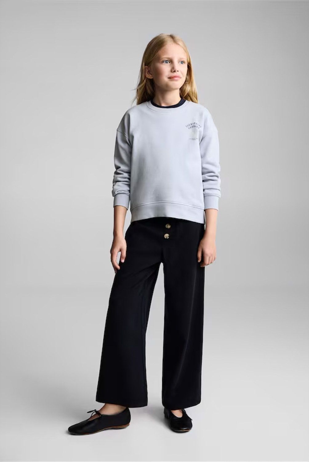 MANGO KIDS - Polerón Mensaje Estampado Niña Mango Kids