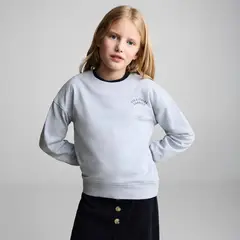 MANGO KIDS - Polerón Mensaje Estampado Niña