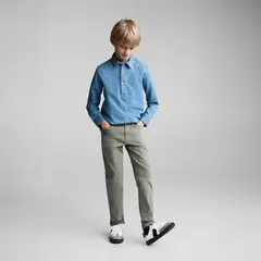 MANGO KIDS - Pantalón Recto Niño