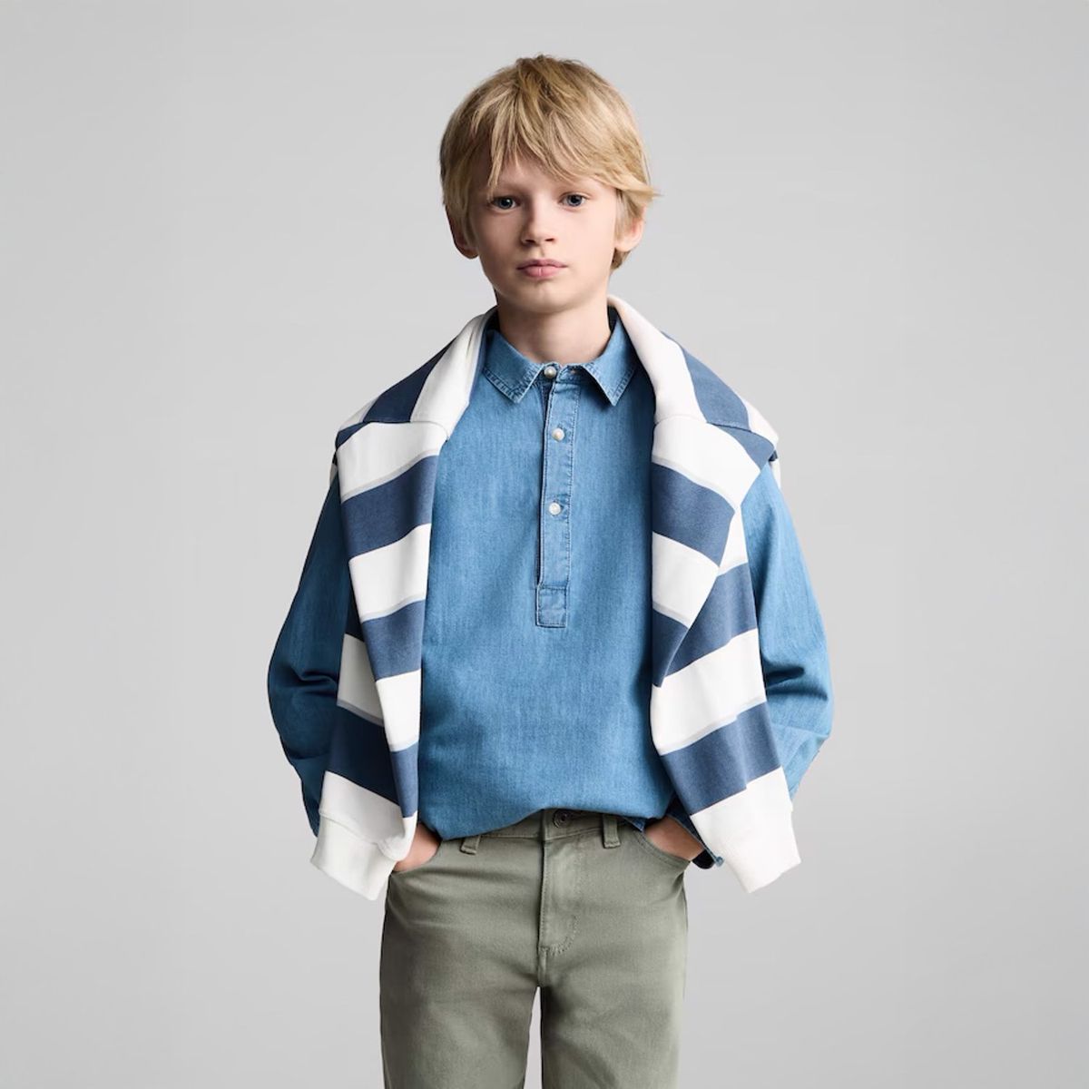 MANGO KIDS - Pantalón Recto Niño Mango Kids