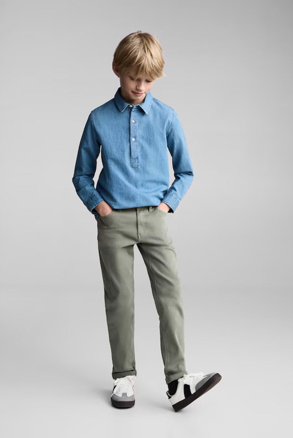 MANGO KIDS - Pantalón Recto Niño Mango Kids