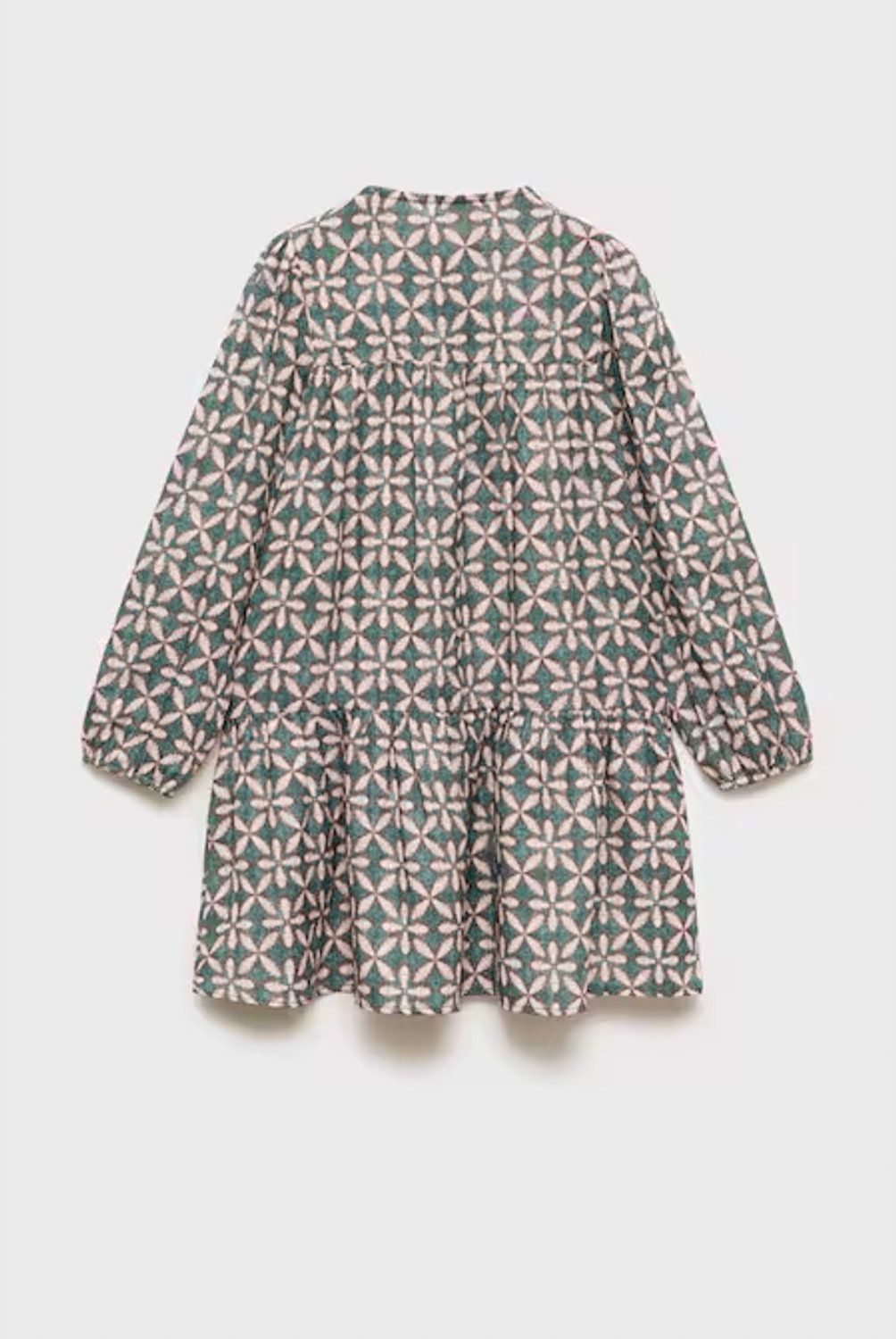 MANGO KIDS - Vestido Estampado Volantes Niña Mango Kids