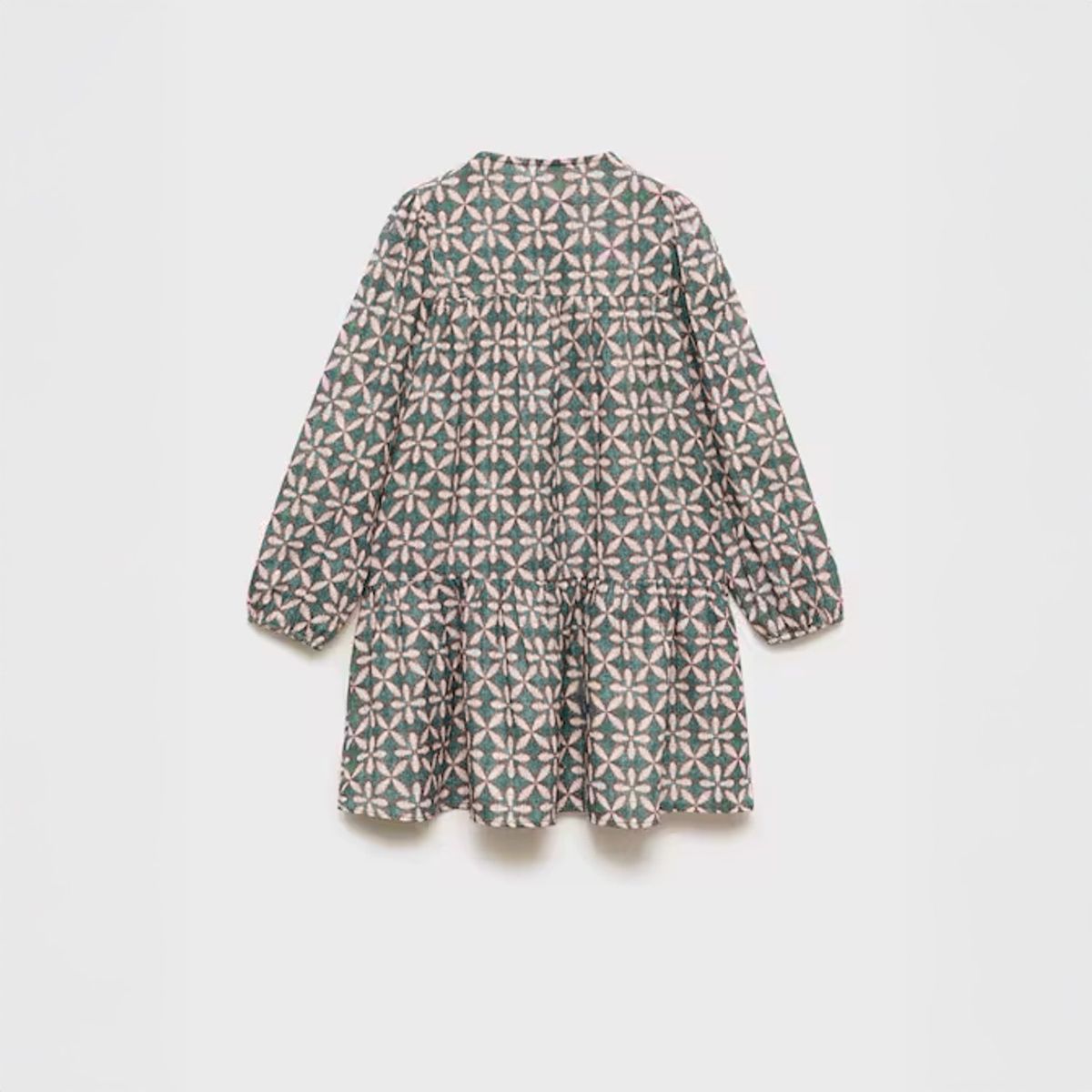 MANGO KIDS - Vestido Estampado Volantes Niña Mango Kids