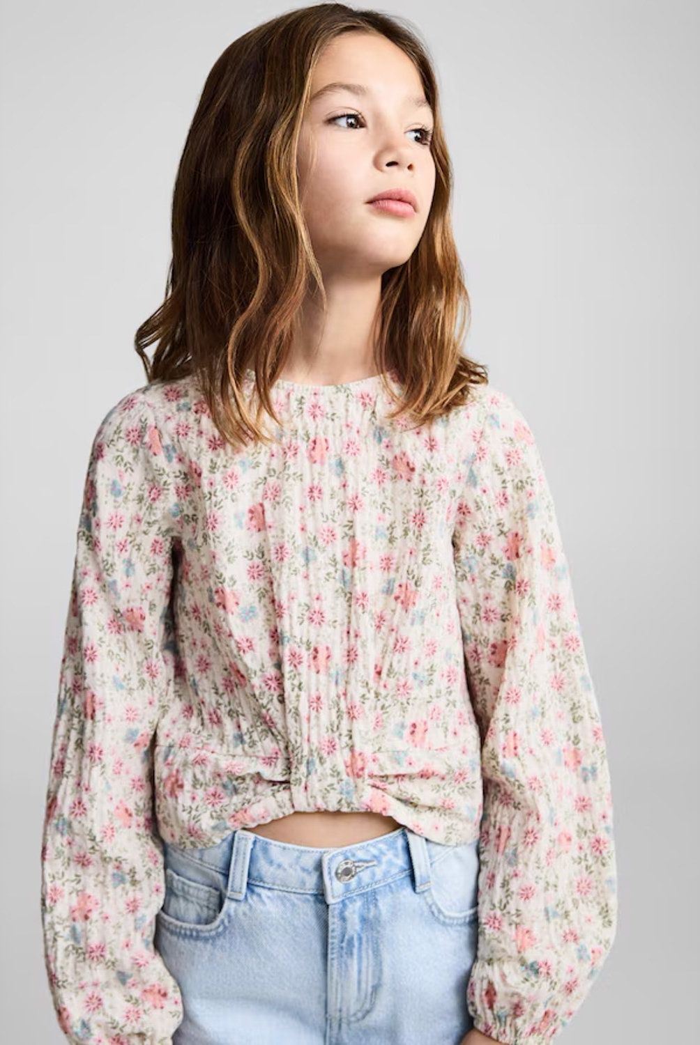 MANGO KIDS - Blusa Estampado Flores Niña Mango Kids