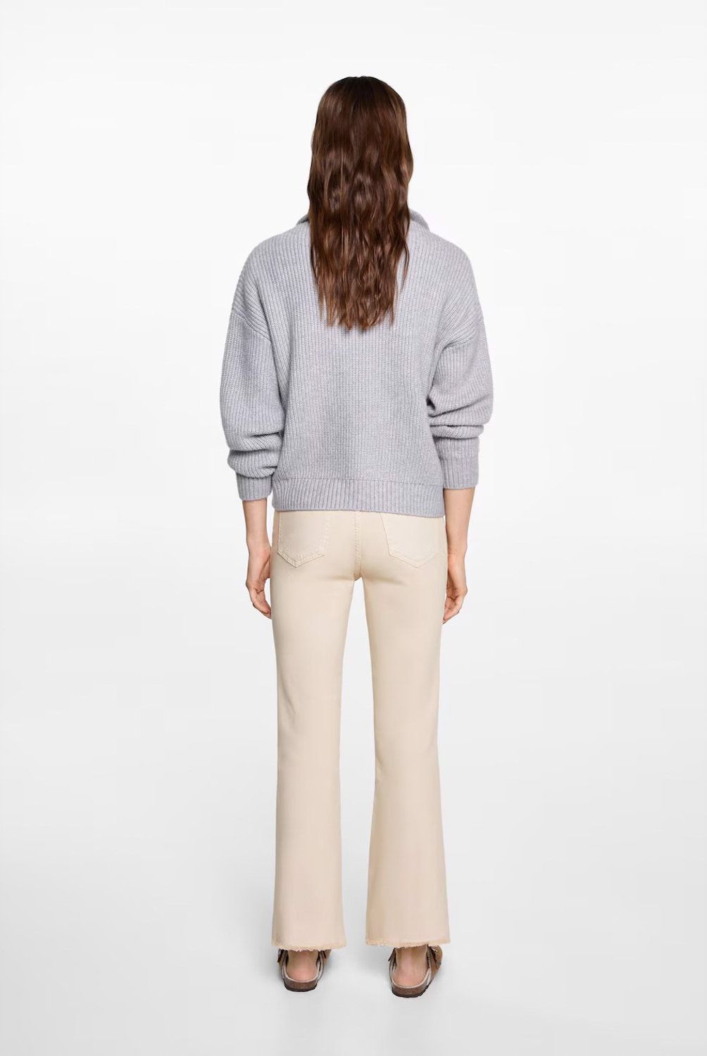 MANGO TEEN - Jeans Flare Crop Mujer Mango Teen