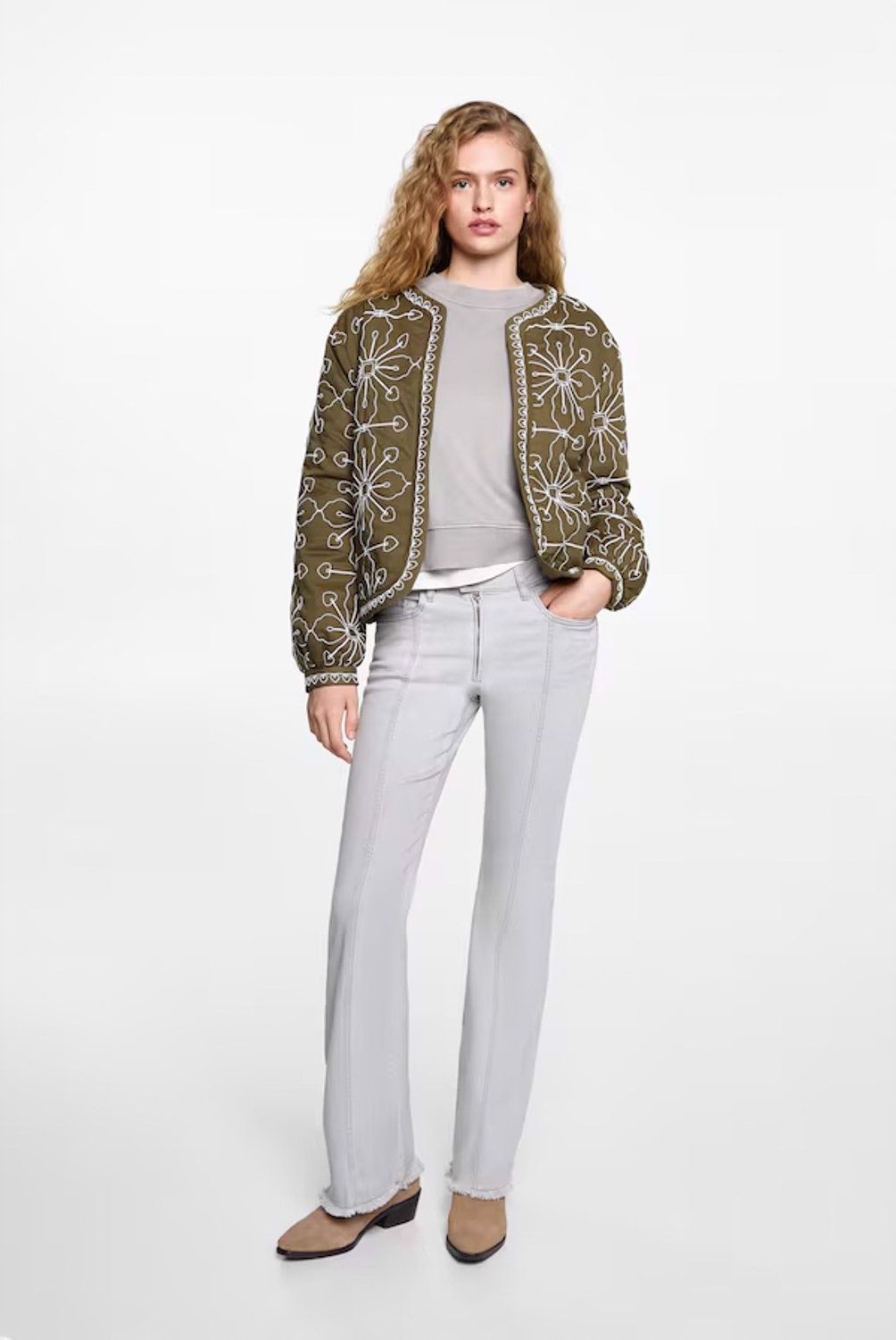 MANGO TEEN - Chaqueta Algodón Acolchada Mujer Mango Teen