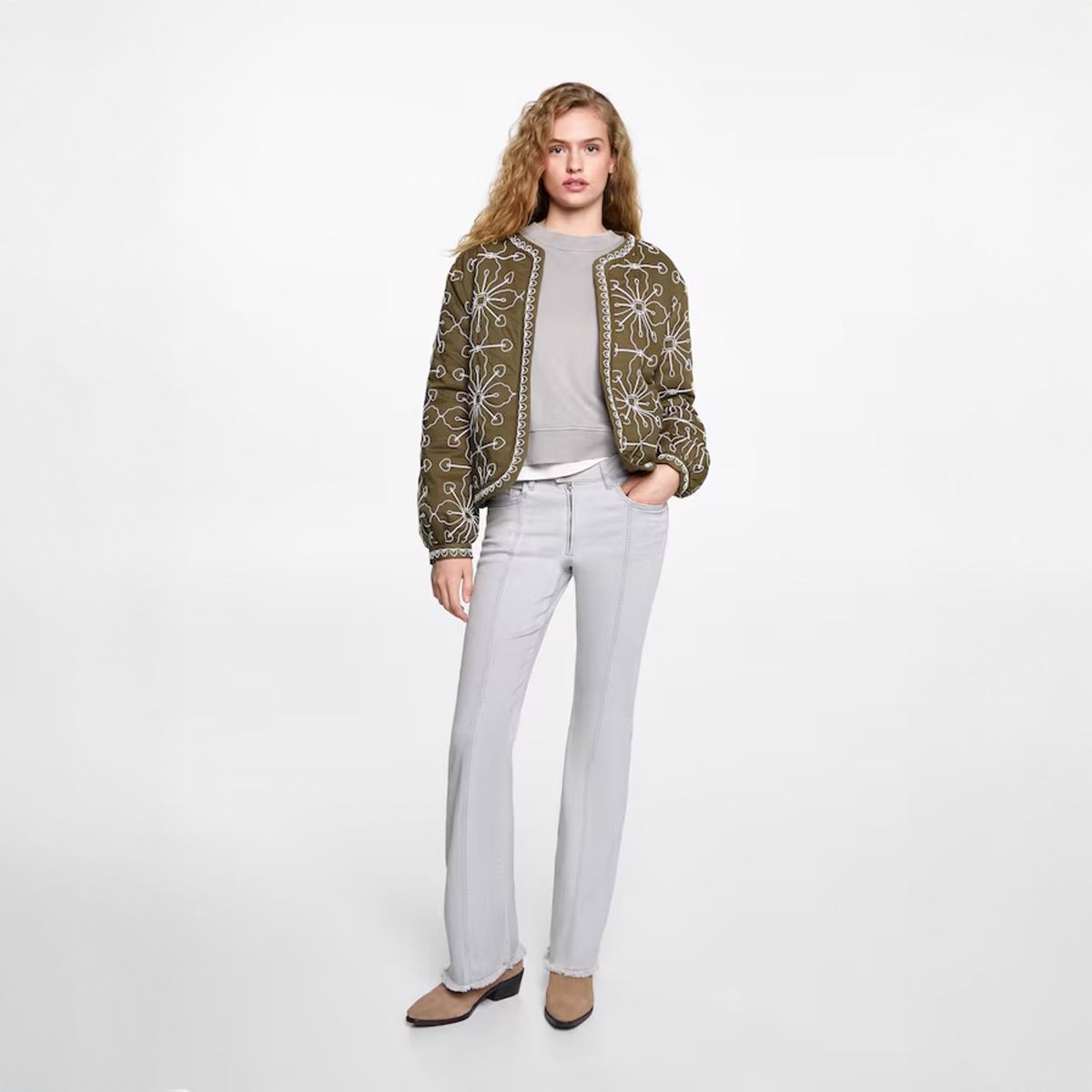 MANGO TEEN - Chaqueta Algodón Acolchada Mujer Mango Teen